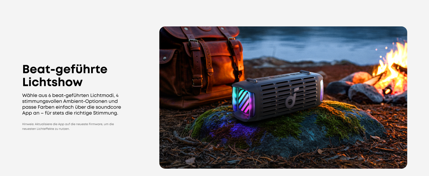 Soundcore Boom 3i від Anker – водонепроникна Bluetooth колонка для активного відпочинку, 50W, IP68, 16 годин, світлодіодна підсвітка, TWS, для каякінгу, риболовлі, кемпінгу