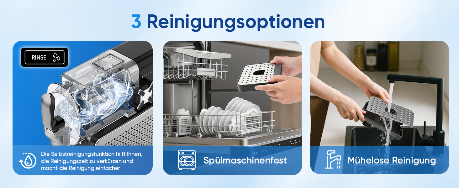 Машина для приготування сляшів 2,5L з LED-дисплеєм, 6 програм (Margarita, Frappé, Milkshake), керування однією кнопкою (Сріблястий)