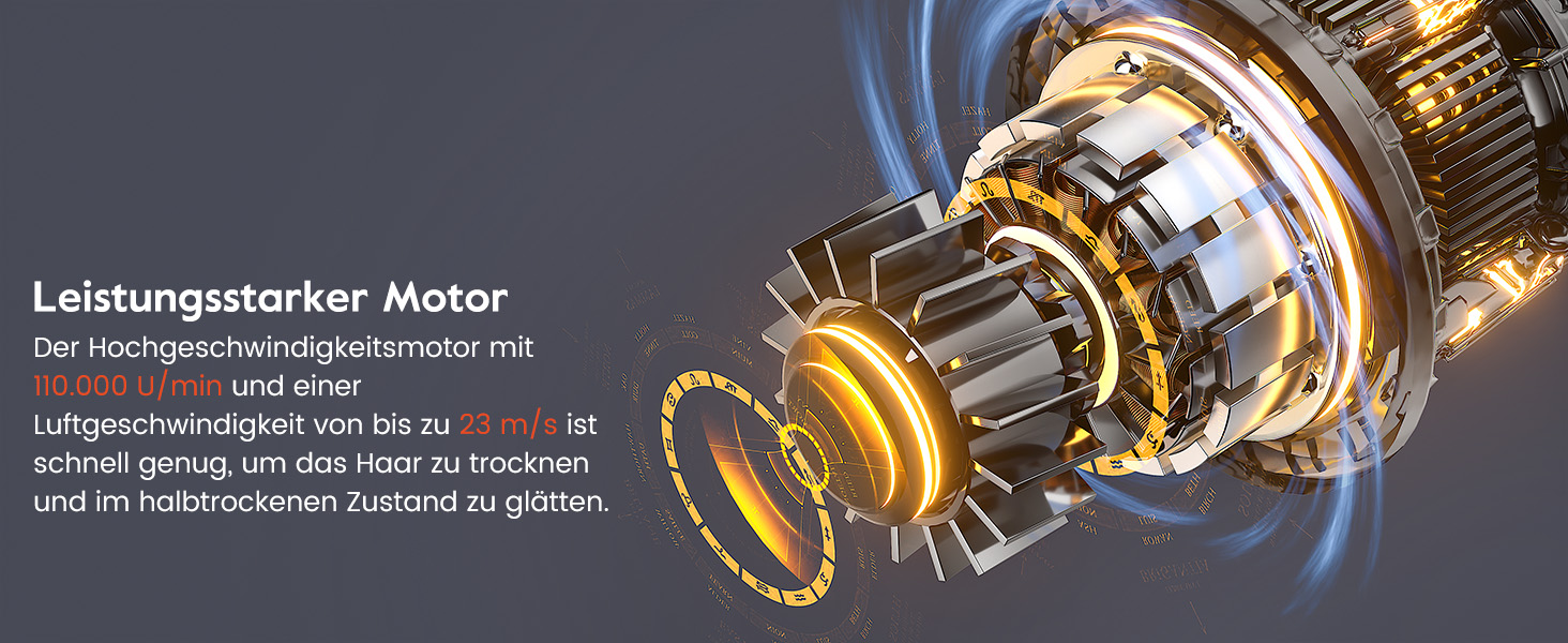 slopehill Air Haarglätter 2026 - Іонний випрямляч для волосся з повітряним потоком 1300W (Срібний)