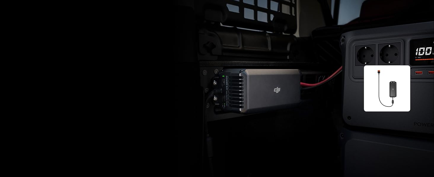 Портативна електростанція DJI Power 1000 V2: 1024Wh, 2600W, LiFePO4, для кемпінгу/дому/RV, швидка зарядка