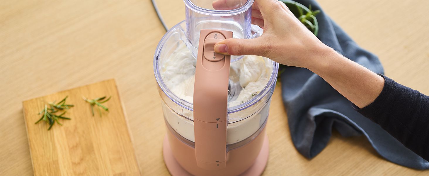 Кухонний комбайн Kenwood MultiPro Go FDP22.130GY: компактний, 650 Вт, 1.3 л, для нарізки, натирання, пюрування та замішування тіста, блакитний (Express Serve)