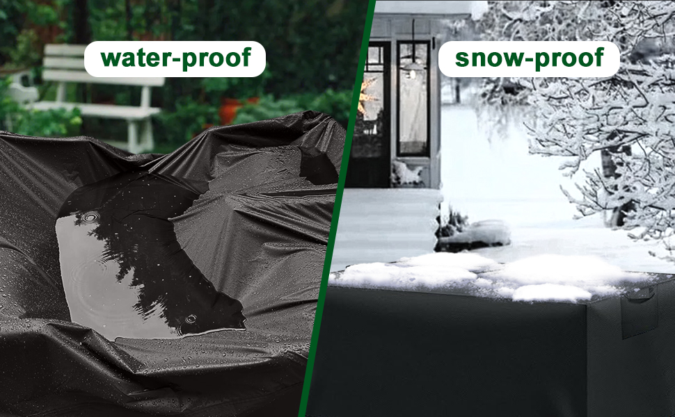 Водонепроникний чохол для садово-патіо меблів 200*160*70 см. Захисна накривка для саду, 420D Oxford, PU, анти-UV, зимова, з вентиляцією. Підходить для садових столів та меблевих наборів.
