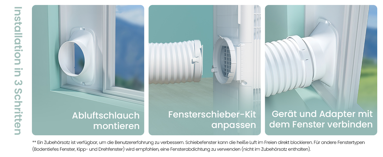 Мобільний кондиціонер Comfee Breezy Cool Pro 2.0 7000 BTU/2.0kW з Wi-Fi, охолодження, вентиляція, осушення – для кімнат до 25 м²