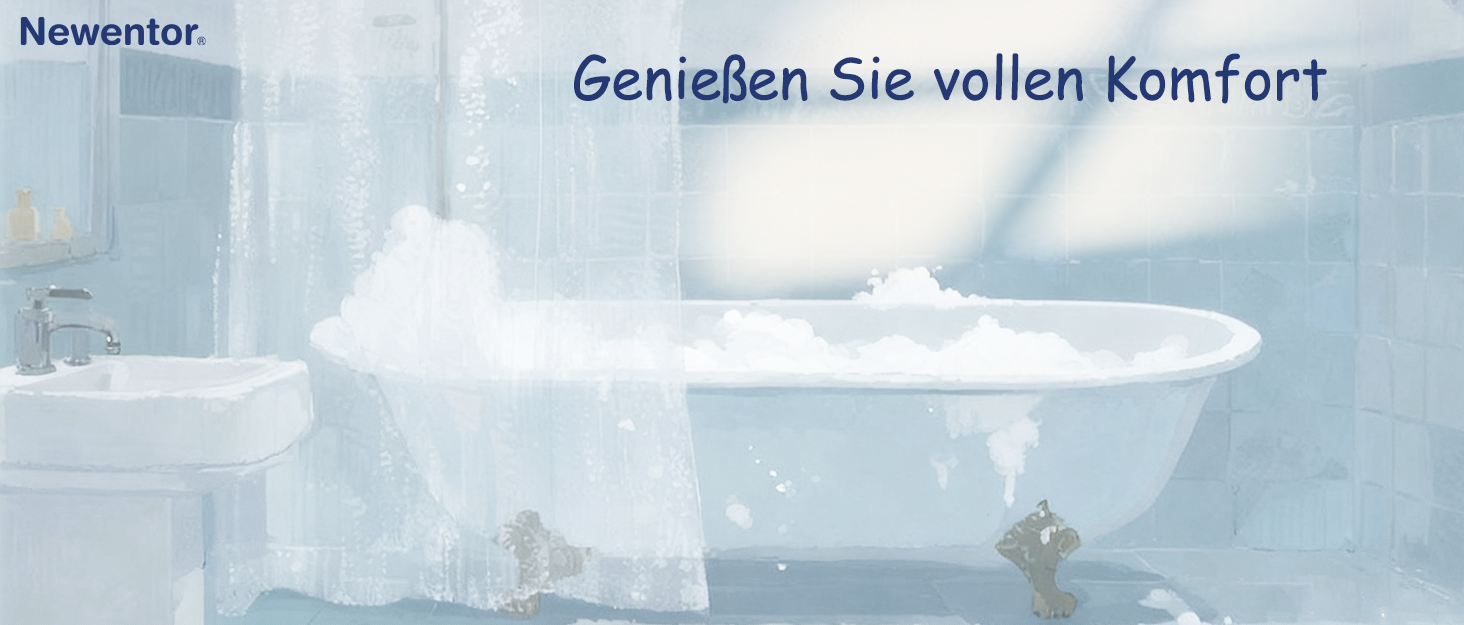 Насадка для душу Newentor: велика дощова лійка, ручна насадка, економна, високий тиск, 6 режимів, чорний колір