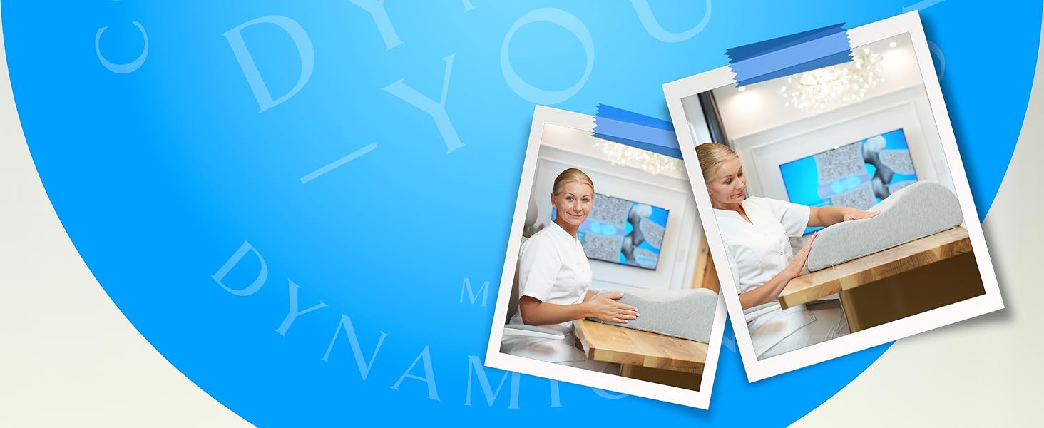 Подушка для ніг з ортопедичною підтримкою - для ніг, спини, спини, для дорослих, сертифікат Oeko-Tex, ідеально підходить для ліжка (L (22см))