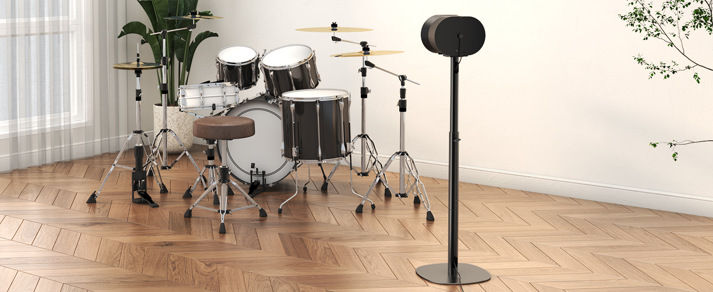 Стійки для колонок SONOS Era 100/100 SL/300, регульовані, 74-99 см, до 5 кг, 2 шт. (Чорні)
