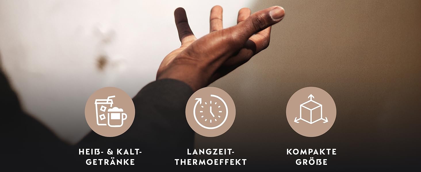 Термокружка Nespresso Touch з нержавіючої сталі, 345 мл, ізольована, витримує протікання