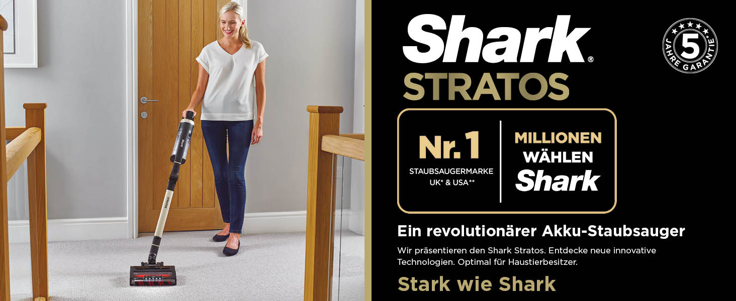 Пилосос акумуляторний Shark Stratos IZ400EUTBK безмішковий, для шерсті тварин, алергіків, килимів та твердих підлог, з автонабором та гнучкою трубою, сіро-рожевозолотий