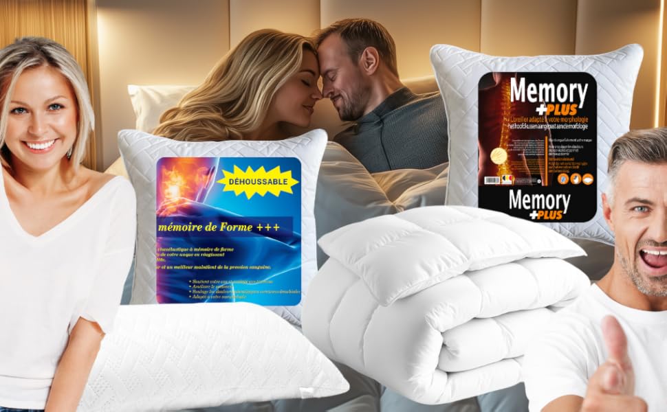 Ортопедична подушка для шиї з Memory Foam 40x60 см: підтримка, зняття болю, комфортний сон (гарантія)