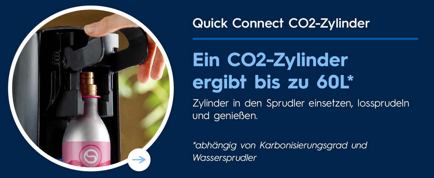 Сифон для газування води SodaStream CRYSTAL 3.0, 2 скляні карафани по 0,7л та балон CO2 з системою Quick Connect