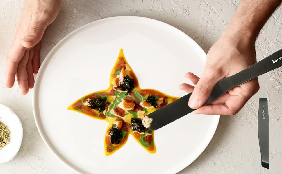 Набір кухонних аксесуарів 11 в 1, професійний, з нержавіючої сталі, чорний | Кухоль, лопатка, ложка, прес-пап'є