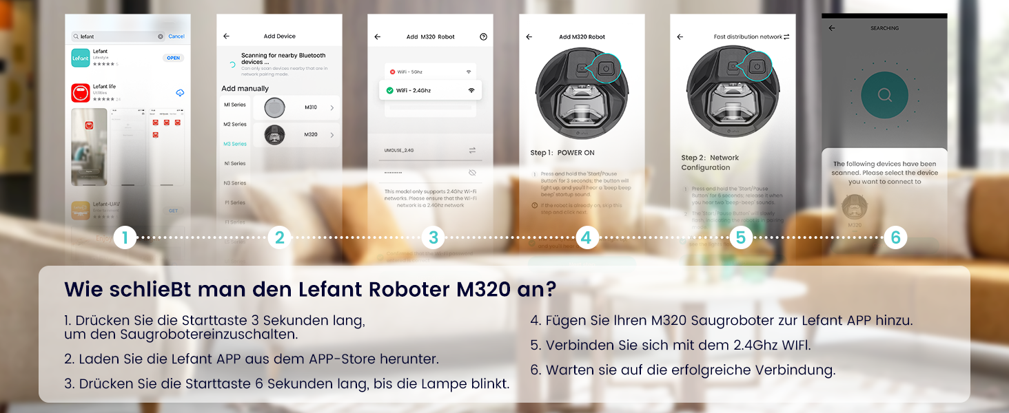 Робот-пилосос Lefant Gen2 з функцією миття, 12000Pa, автоматичне порожнення, LiDAR, Freemove 3.0, 8 тижнів бездротової роботи (чорний)