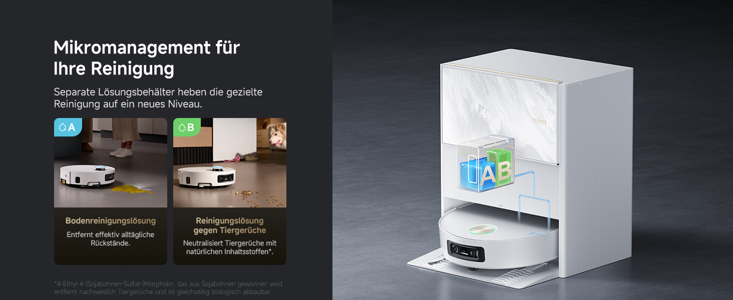 Робот-пилосос Dreame Aqua10 Ultra Track: потужність 30000Pa, безбар'єрне пересування (8 см), самоочищення, автоматичне спустошення, голосове керування