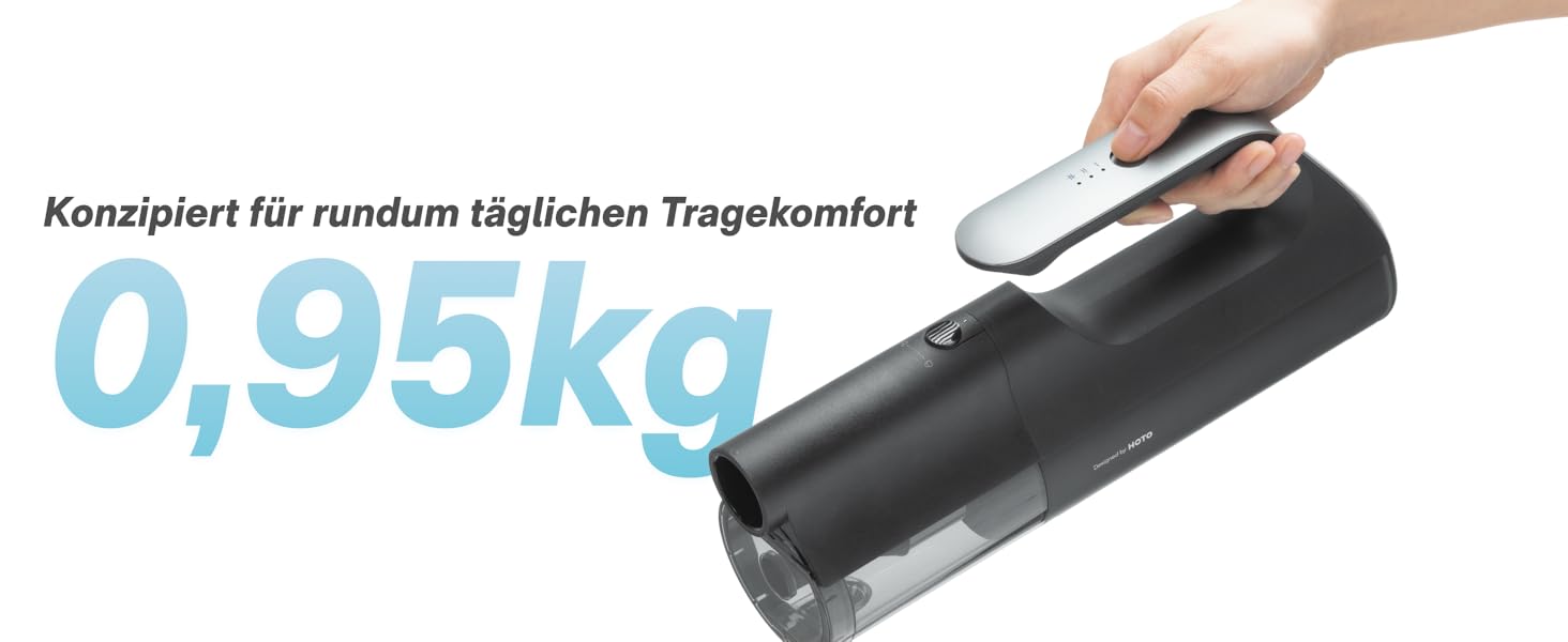 HOTO BlowVac™ портативний акумуляторний пилосос 23000Pa: для авто, дому, килимів, від шерсті тварин з функцією видування