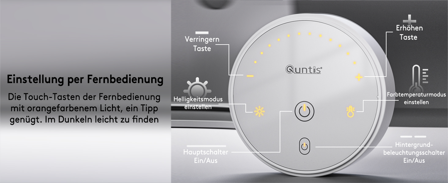 LED лампа для монітора Quntis 40см з підсвічуванням, регульована, захист очей, для офісу та дому