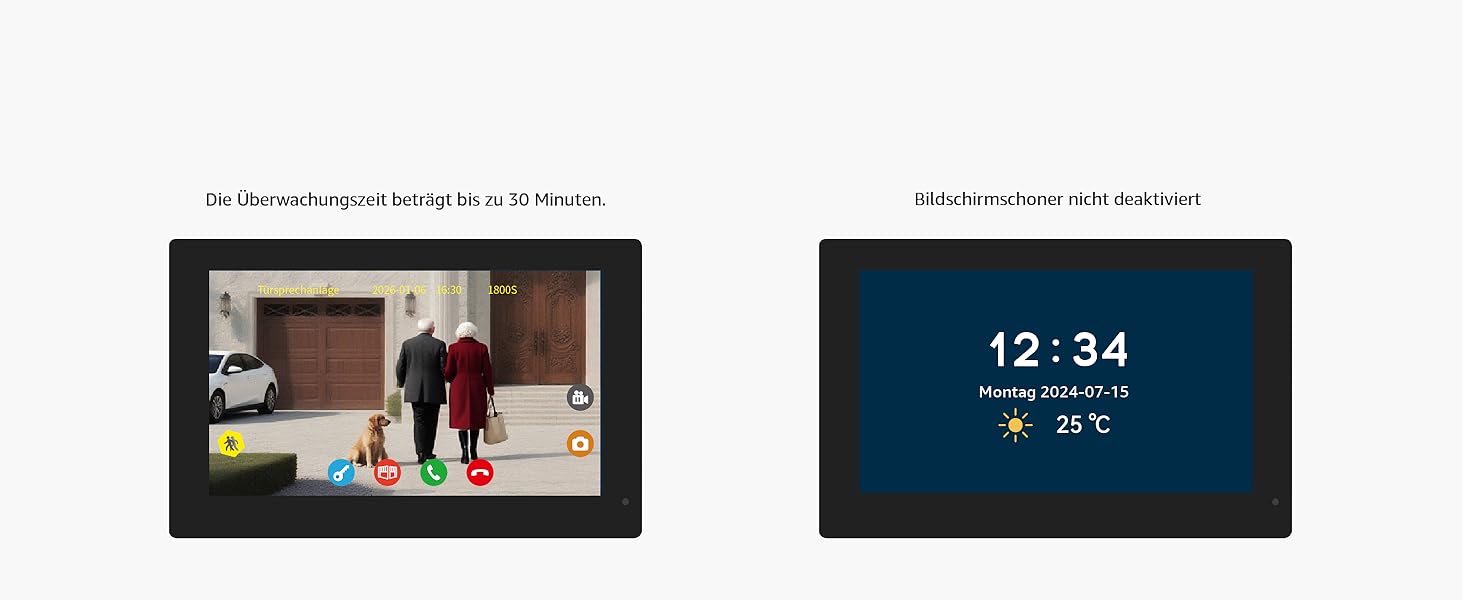 Відеодомофон WiFi з камерою та монітором 7