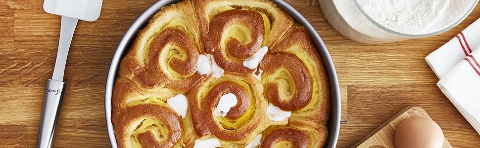 Форма для випічки Lagostina Leckere з блискавкою та двома знімними днами з антипригарним покриттям, діаметр 26 см, дека для випічки до 210°C