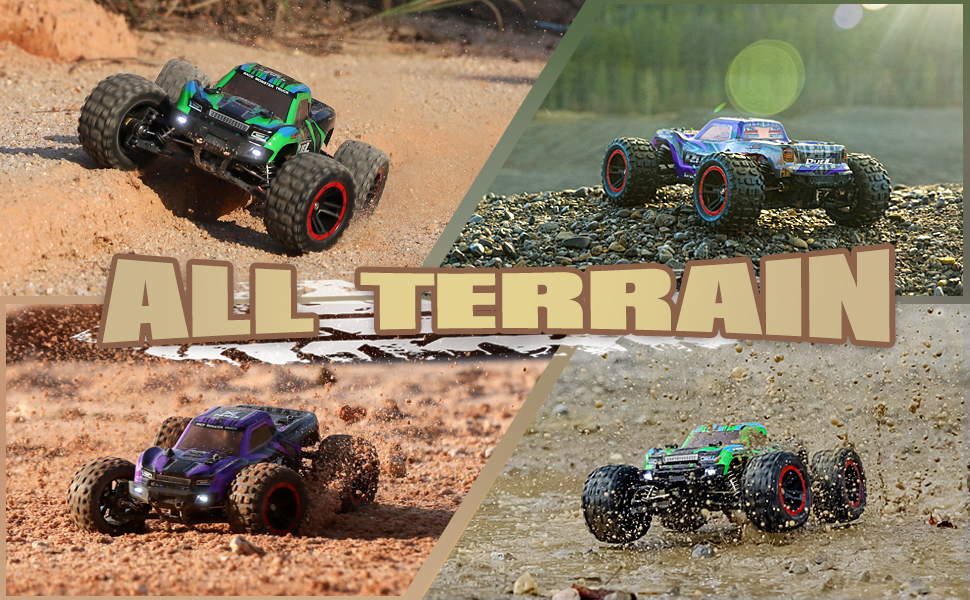 Радіокерований позашляховик HBX 1:14 4WD 39 км/год, RC монстр-трак, водонепроникний, для дітей та дорослих