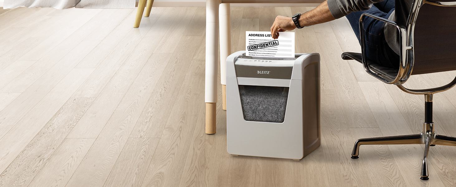 Шредер Leitz IQ Aktenvernichter Home Office: безпечне знищення документів, P4, 23L, для дому та офісу