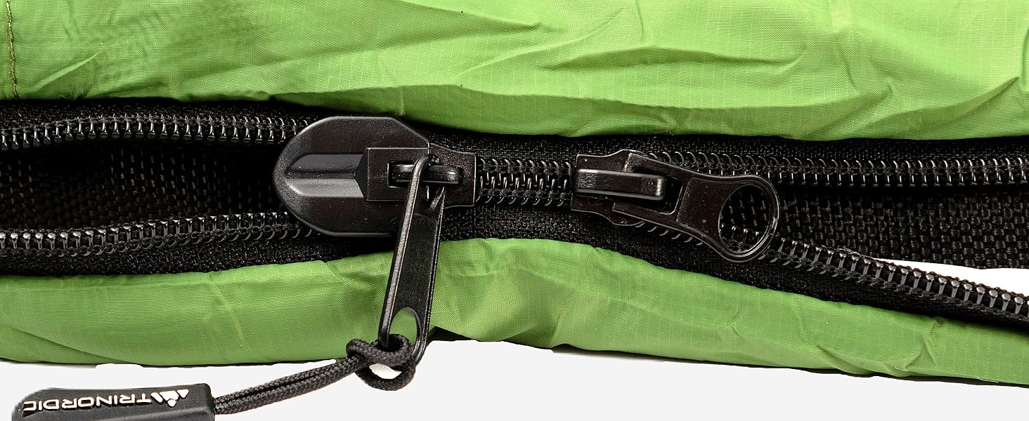Ультралегкий літній спальний мішок Trinordic — компактний спальник-кокон для дорослих, для кемпінгу, хайкінгу, трекінгу та байкпакінгу, розмір Regular