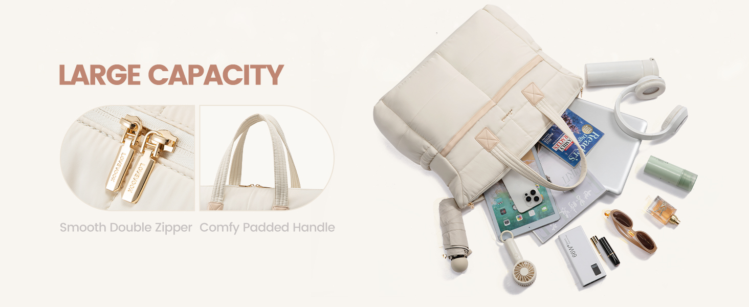 Сумка для ноутбука LOVEVOOK 15.6 дюймів, жіноча, містка, водонепроникна, для роботи, навчання, подорожей