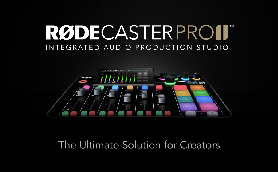 RØDE RØDECaster Duo: Комплект для подкастів, стрімінгу, музики (RCP II Noir)
