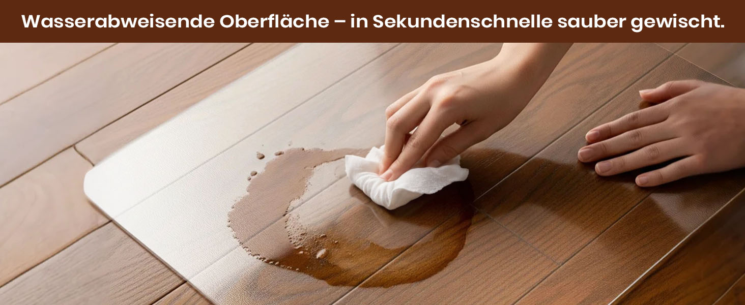 Килимок під офісне крісло COSYLAND, напівпрозорий, 120x150 см