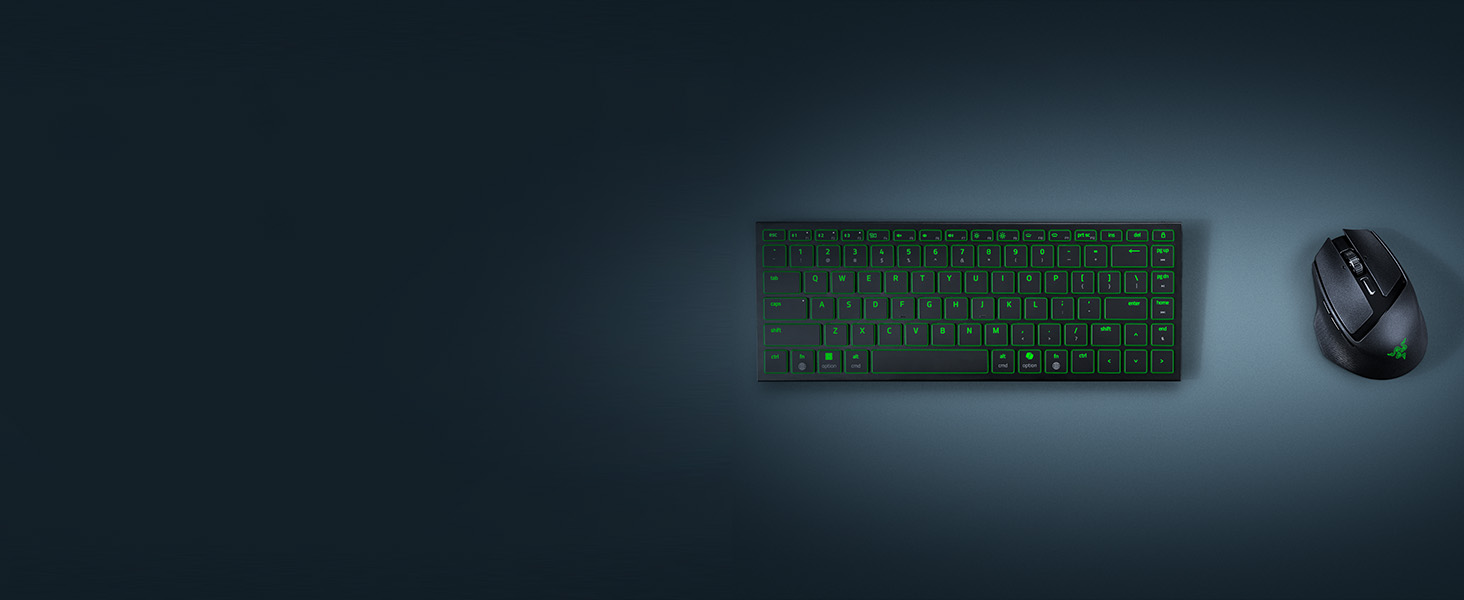 Бездротова ігрова миша Razer Basilisk Mobile AI Prompt Master, сенсор Focus X 18K, три режими підключення, перемикачі Gen-3, чорна
