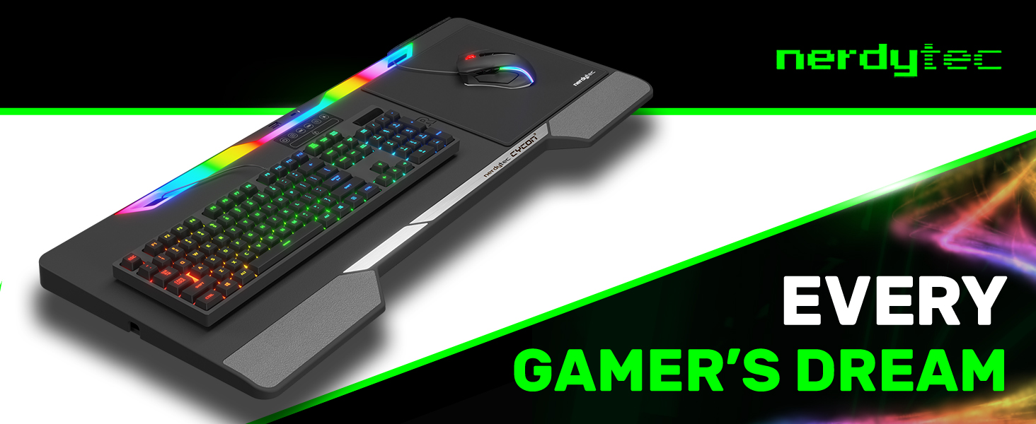 Couchmaster CYCON³: Ергономічний стіл для ноутбука для дивану, софи та ліжка з USB хабом (Чорний)