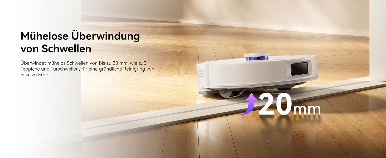 Робот-пилосос NARWAL Freo S з функцією миття підлоги, 8000Pa, 3.5L, LDS-лазерна навігація, керування через додаток, для килимів та шерсті тварин