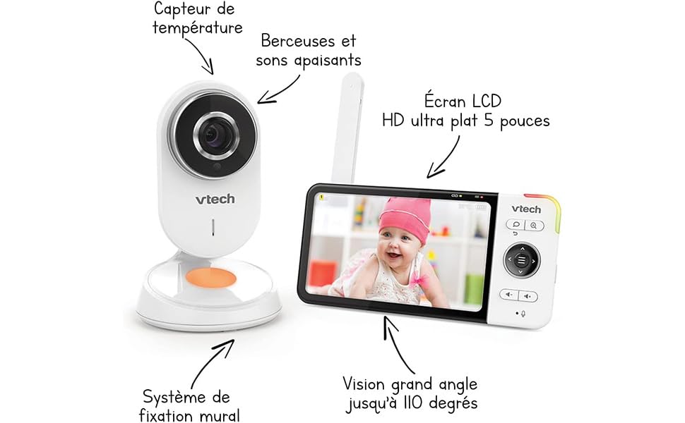 Відеоняня VTech VM320 з дисплеєм 2.4