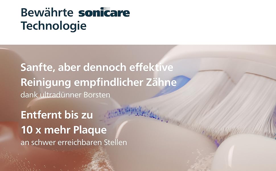 Смінні насадки для електричної зубної щітки Philips Sonicare S2 Sensitive, білі, 6 шт, HX6056/87