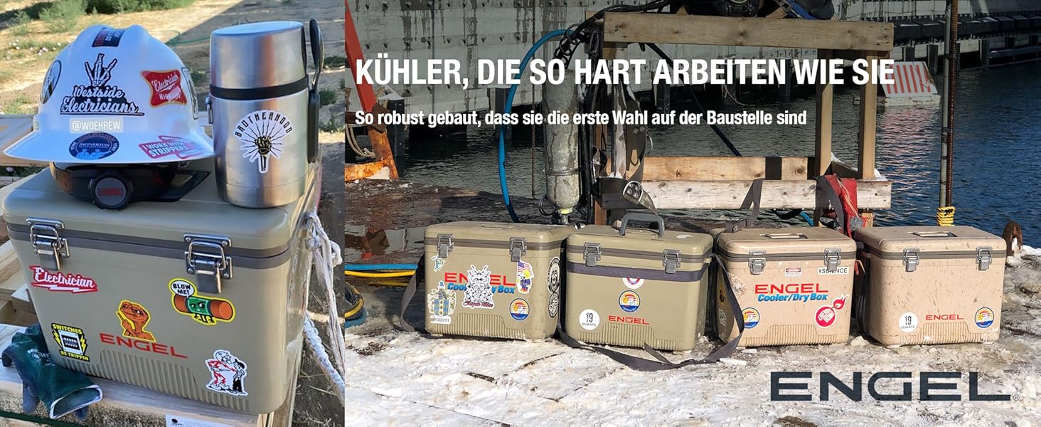 Термобокс ENGEL 30qt (28.4л) герметичний, портативний для кемпінгу, пікніка, туризму - охолоджувач без електрики, колір: блакитний