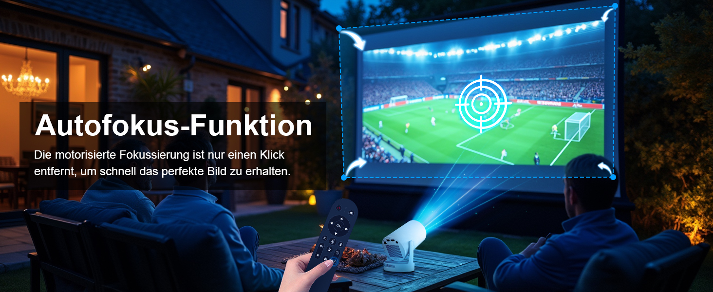 Портативний міні-проектор 4K з Wi-Fi 2.4/5G, Android 11, Full HD 1080P, HDMI, для телефону/ПК/ноутбука/Stick, зовнішній динамік (HY300Plus)