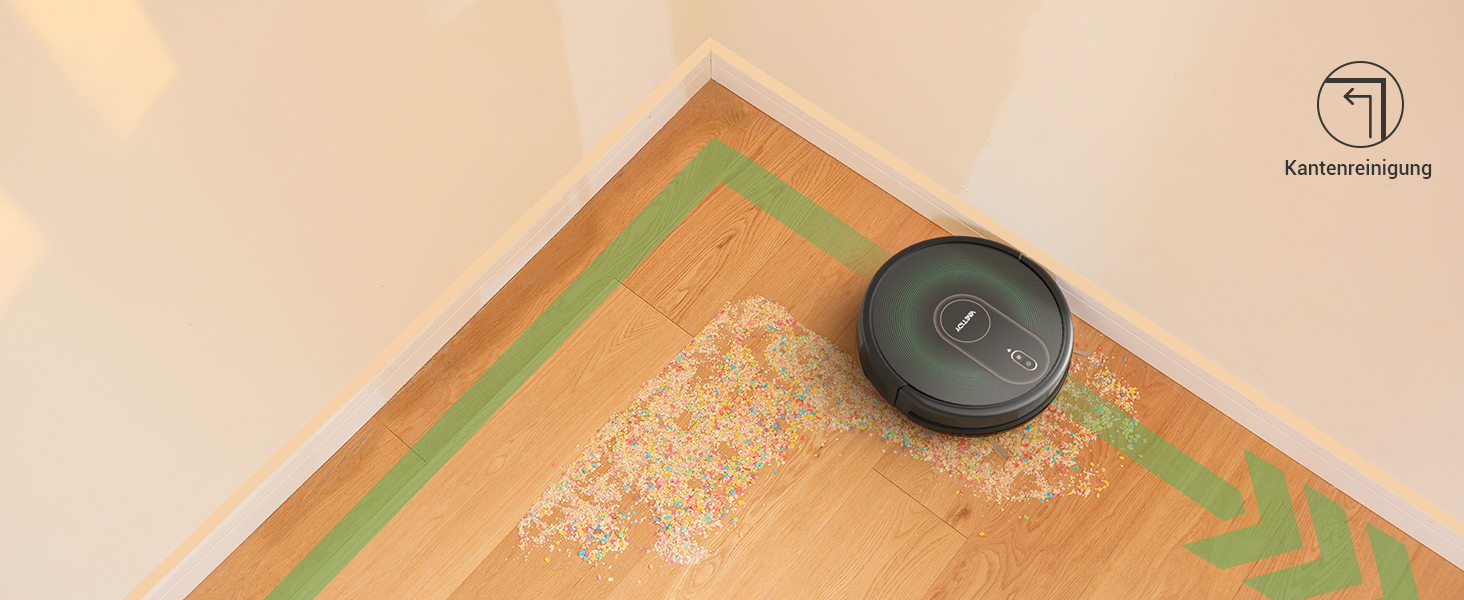 Робот-пилосос Vactidy Nimble T8 2-в-1 з функцією миття, 3000Pa, 120 хвилин роботи, сумісний з Alexa, App, Siri, для видалення шерсті тварин, чорний