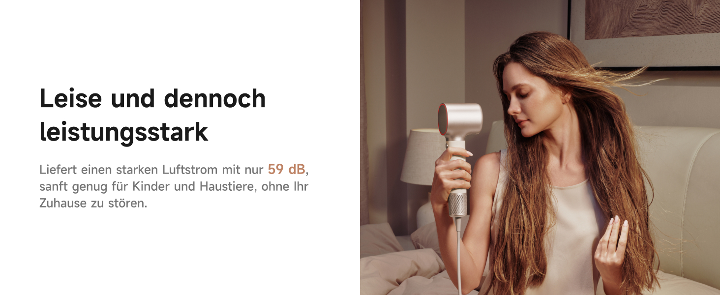 Фен для волосся Laifen Neo Special Starlight: безщітковий мотор 110 000 об/хв, іонізація 200 млн негативних іонів, інтелектуальний контроль температури, 2 магнітні насадки