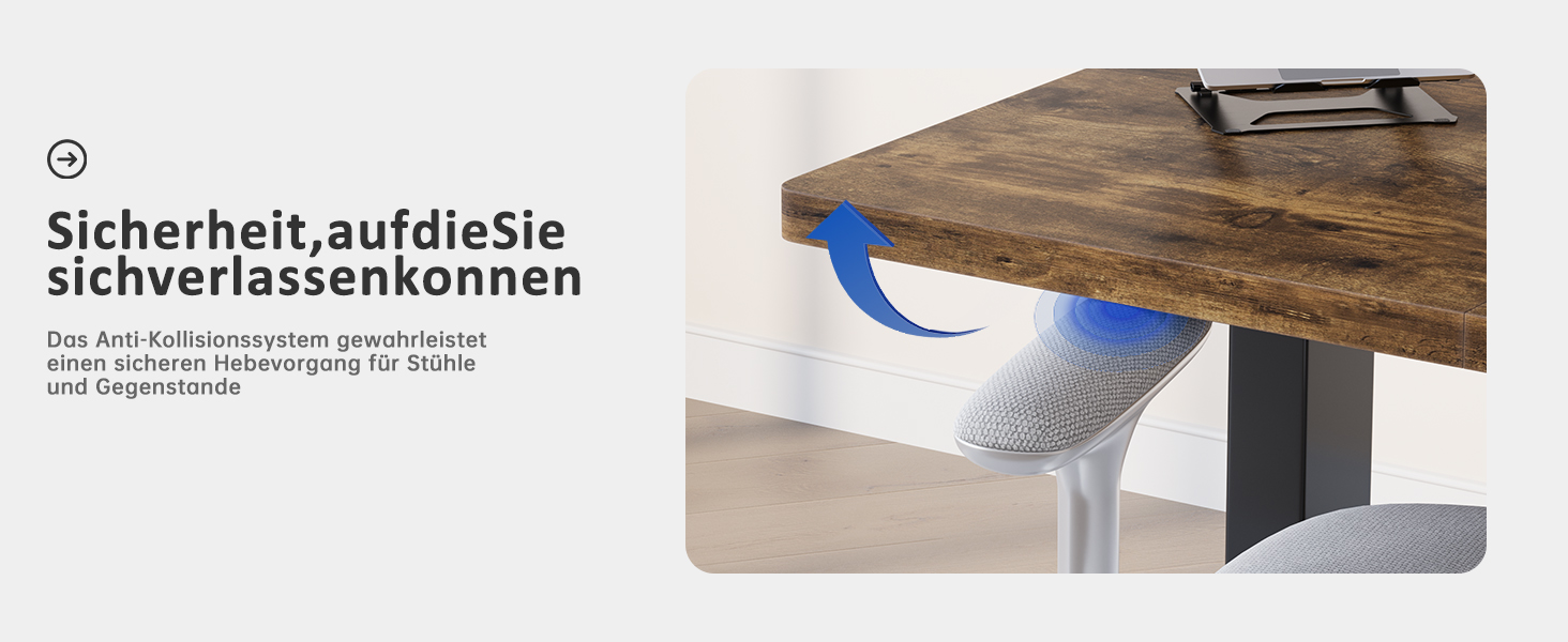 Регульований стіл Homall 200x80 см з USB-портом, електричний, з органайзером для кабелів, пам'ять налаштувань, комп'ютерний стіл