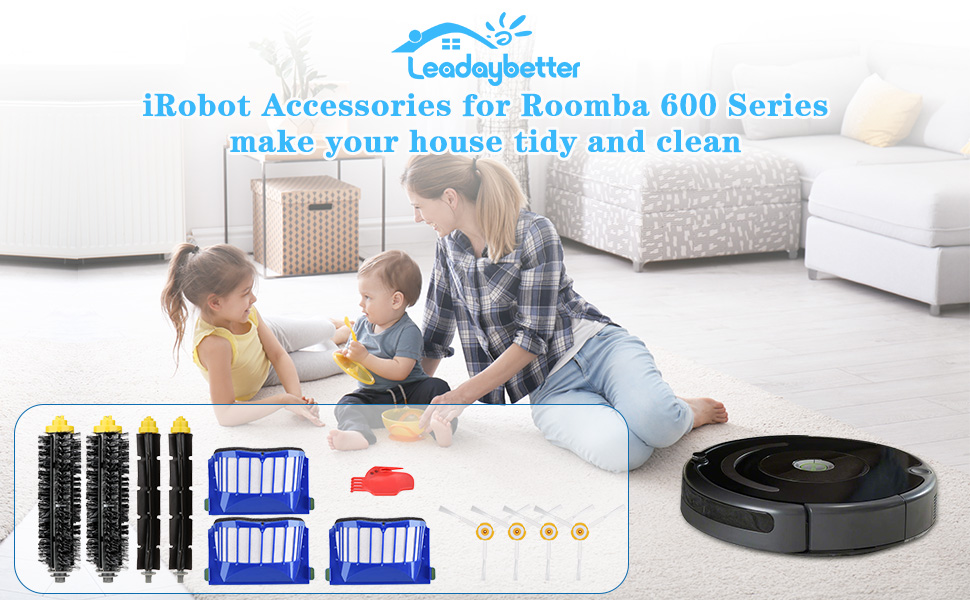 Набір запасних частин для iRobot Roomba серії 600 605 606 615 616 620 621 625 630 631 650 653 655 660 670 671 676