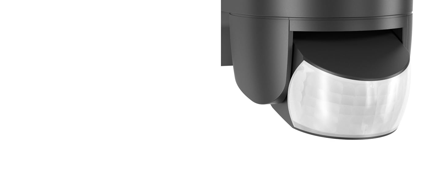 Світлодіодний прожектор з датчиком руху Steinel XLED Home 2 S, 13.7 Вт, 1550 Лм, кут огляду 180°, дальність 10 м, поворотний, для вулиці, графітовий