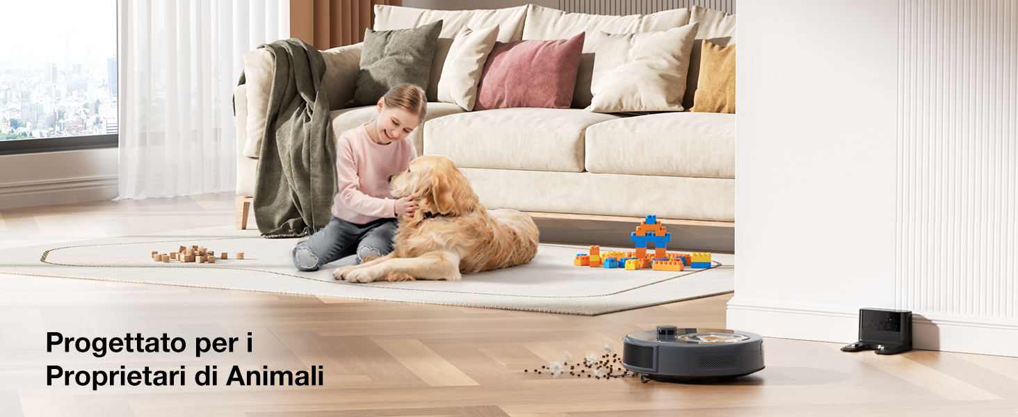 Робот-пилосос OKP L7G 3-в-1 з функцією миття, 6000Pa, LiDAR, 150 хв, WiFi, Alexa, для тварин, килимів, твердих підлог, сірий