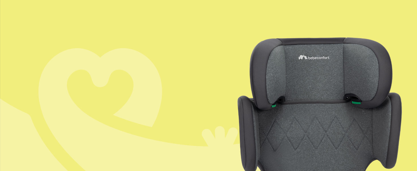 Автокрісло Bebeconfort RoadSafe i-Size для дітей 3,5-12 років (100-150 см), з регулюванням підголівника, чорне