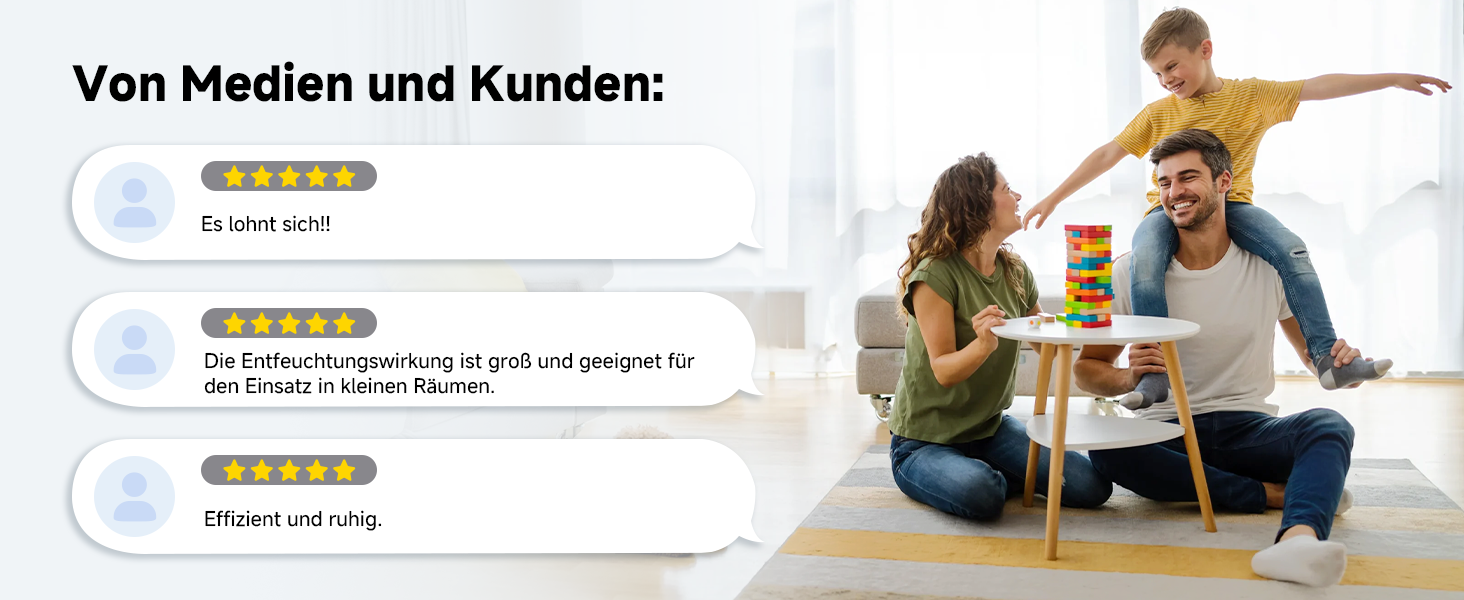 Електричний осушувач повітря 1800 мл, тихий, з функцією автоматичного відтавання, очищення повітря та захист від вологи, для спальні/ванної кімнати - білий