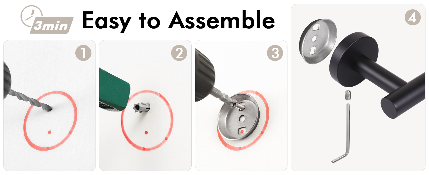 Тримач для рушників KES, стійка для рушників, нержавіюча сталь SUS304, настінний, органайзер, 70 см, шліфований, A2000S70B-2