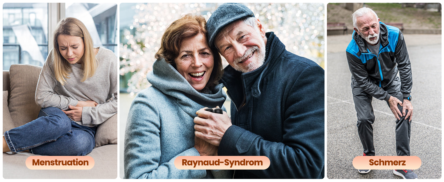 Електричні грілки для рук Warmco 2 шт., 10000 мАг, багаторазові, 3 режими нагріву, портативна батарея-грілка, чорний