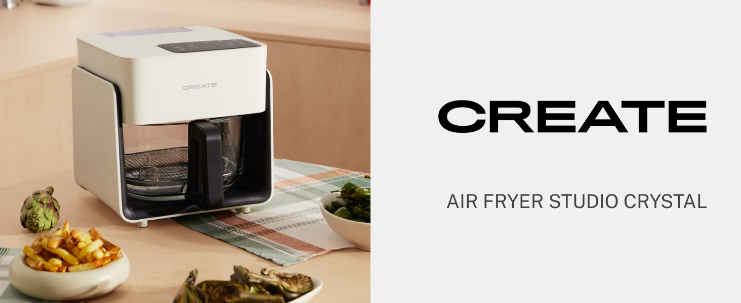 Фритюрниця повітряна 4.2л з парогенератором, 6 програм, білий колір, 1300W