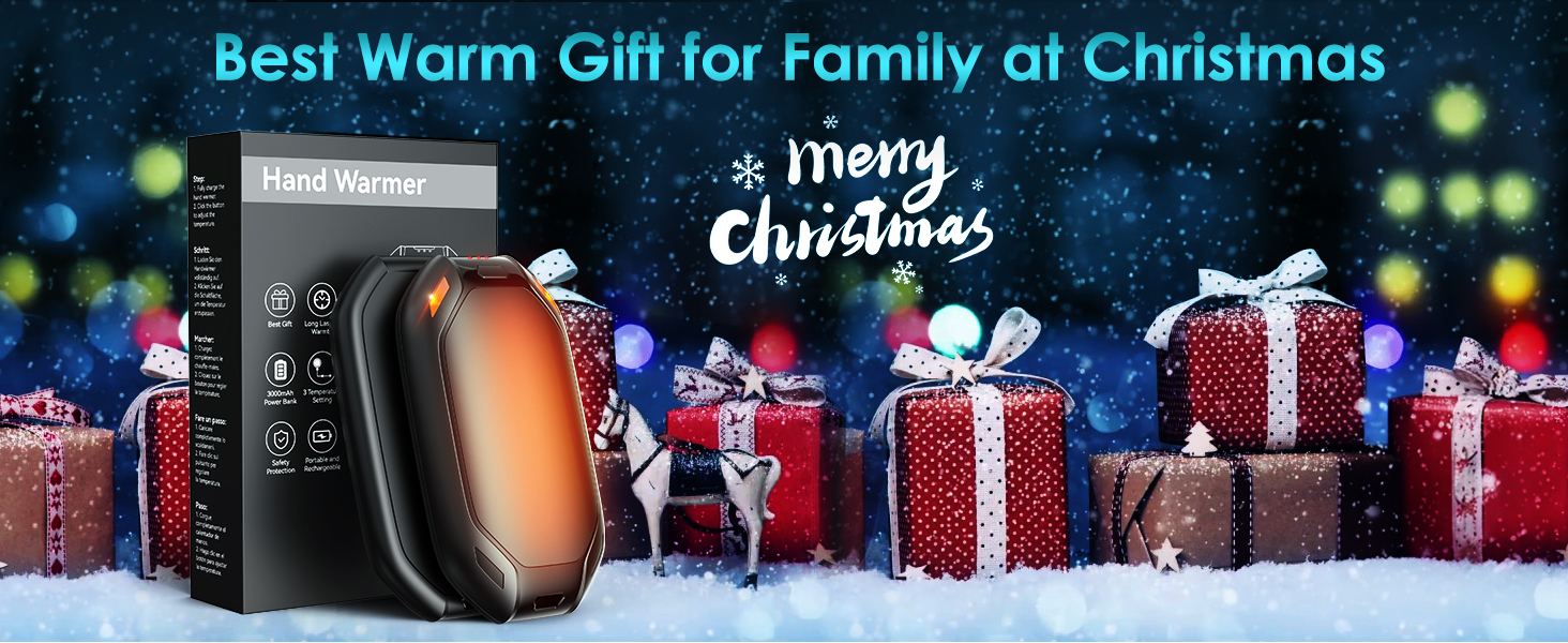 Електричний нагрівач для рук, 2 шт. Перезаряджуваний магнітний кишеньковий нагрівач, ультралегкий та тонкий з великою ємністю 6000 mAh, 3 режими нагріву для чоловіків та жінок, для активного відпочинку, гольфу, кемпінгу, чорний 1