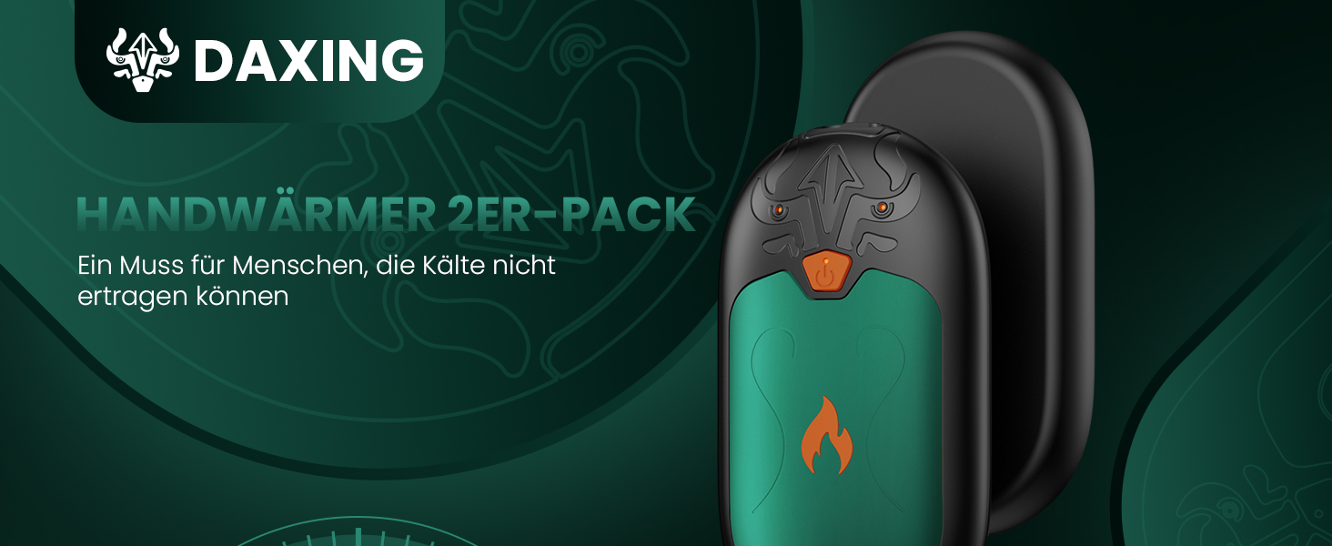 Електричні грілки для рук, 2 шт., перезаряджувані, 24 години тепла, 3 режими нагріву, для жінок та чоловіків (зелені)