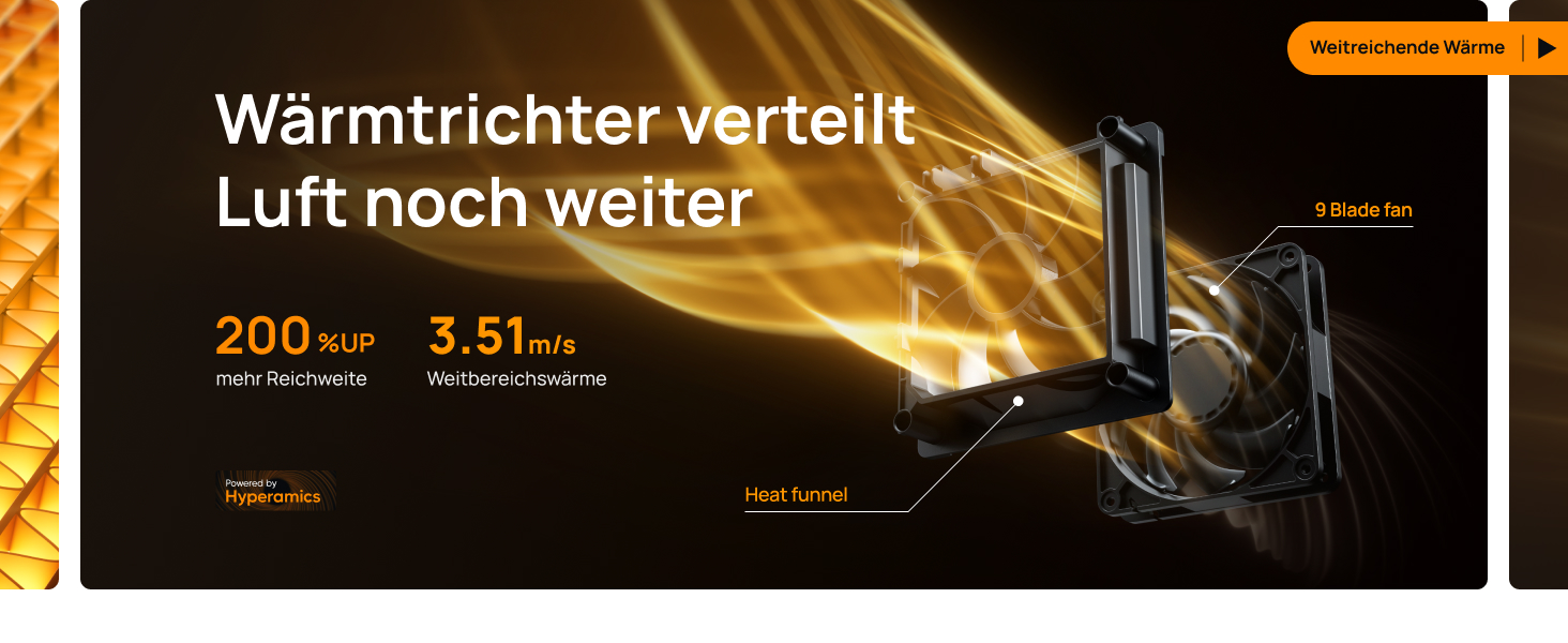 Електричний обігрівач Dreo Atom 316: тихий, 1500W, керамічний PTC, з термостатом та захистом, для спальні