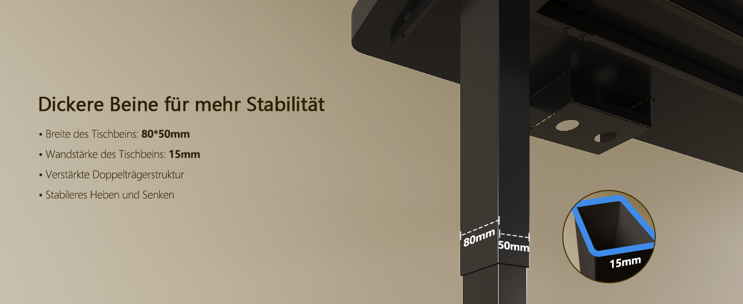 Регульований стіл, 180x80 см, електричний стоячий стіл з подвійним мотором, сенсорна панель, USB-A, організація кабелів, стільниця 25 мм, ергономічний офісний стіл, білий