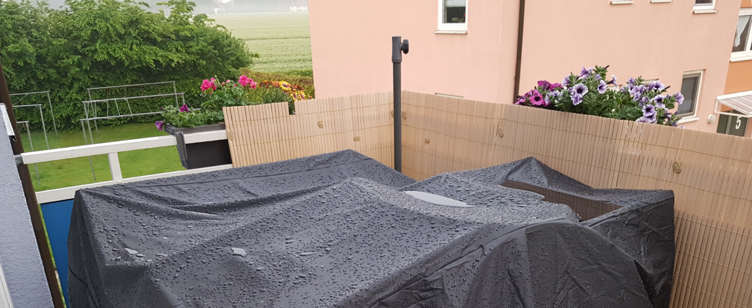 Накладка для садово-патіо меблів Awnic, зимостійка, важка, 420D Oxford, водонепроникна, анти-UV, міцна, прямокутна (160x71 см)